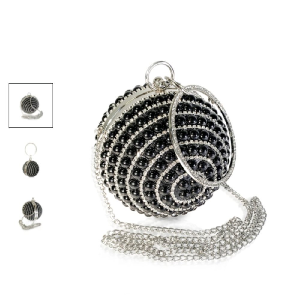 BADGLEY MISCHKA Deco Sphere Evening Bag